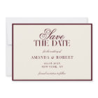Elegant Burgundy Old Money Wedding