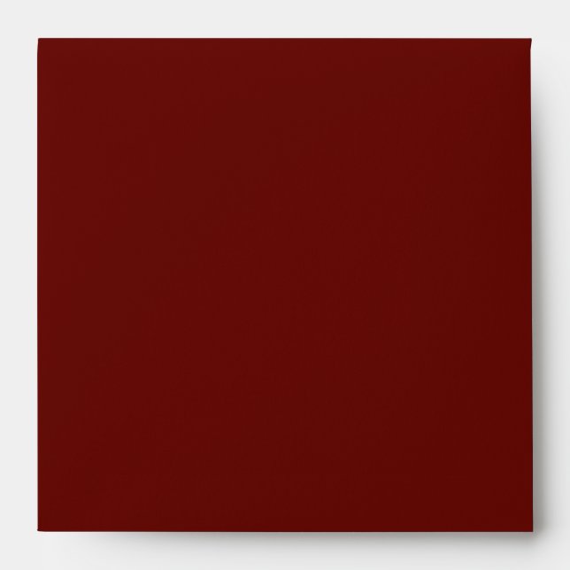 Elegant Burgundy Red Linen Envelopes (Front)