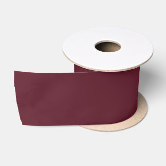 Elegant Burgundy Solid Colour Wedding Satin Ribbon
