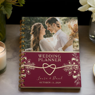 Elegant Burgundy Wedding Planner