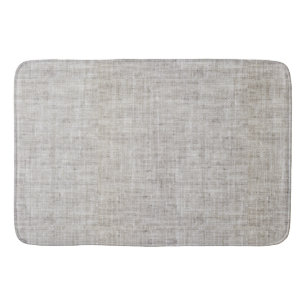 Elegant Burlap Bath Mat