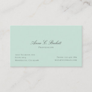 Elegant business card
