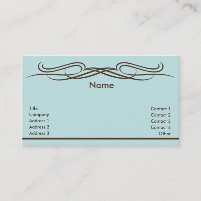 Elegant - Business Card (Front)