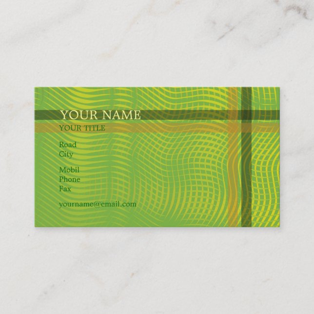 Elegant Business Card (Front)