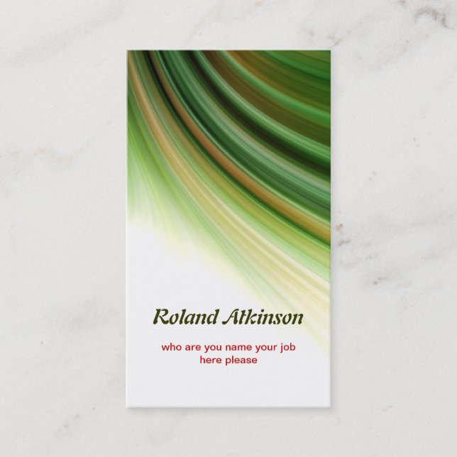 elegant business card (Front)
