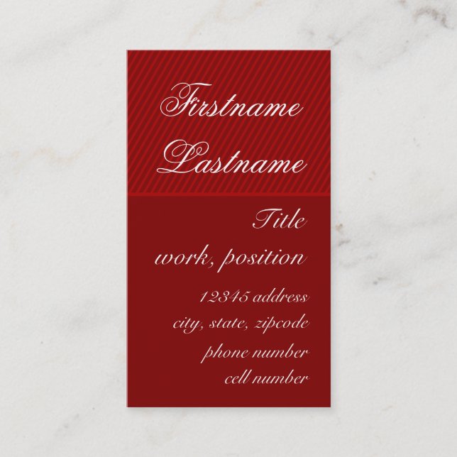 Elegant Business Card (Front)