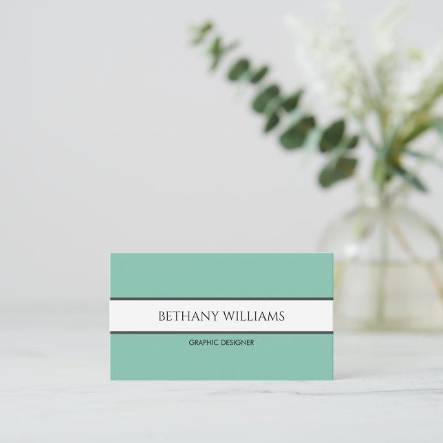 Elegant Business Card (Standing Front)