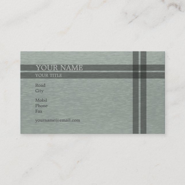 Elegant Business Card (Front)