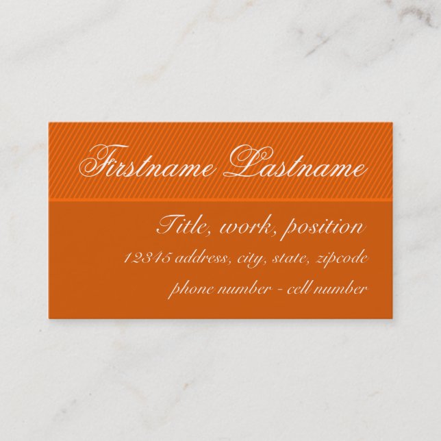 Elegant Business Card (Front)