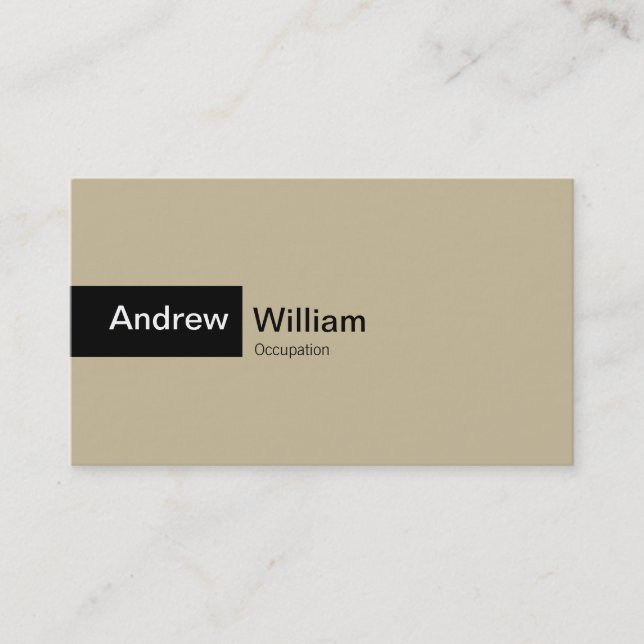 Elegant Business Card (Front)