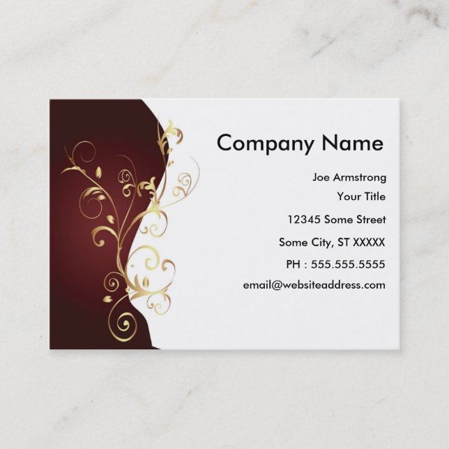Elegant Business Card (Front)