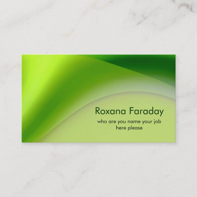 elegant business card (Front)