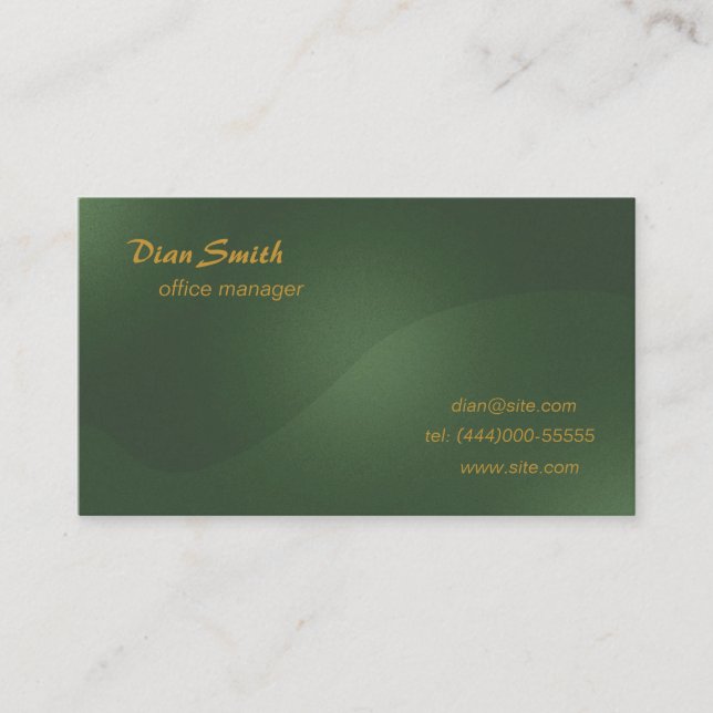 Elegant business card (Front)