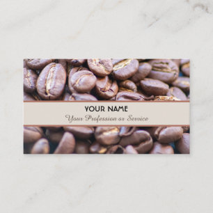 Elegant business card Barista and Coffee fellows
