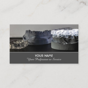 Elegant business card for dental experts