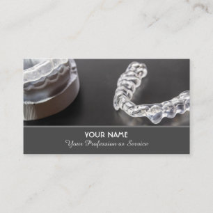 Elegant business card for dental experts