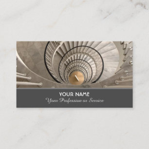 Elegant business card for escalator experts