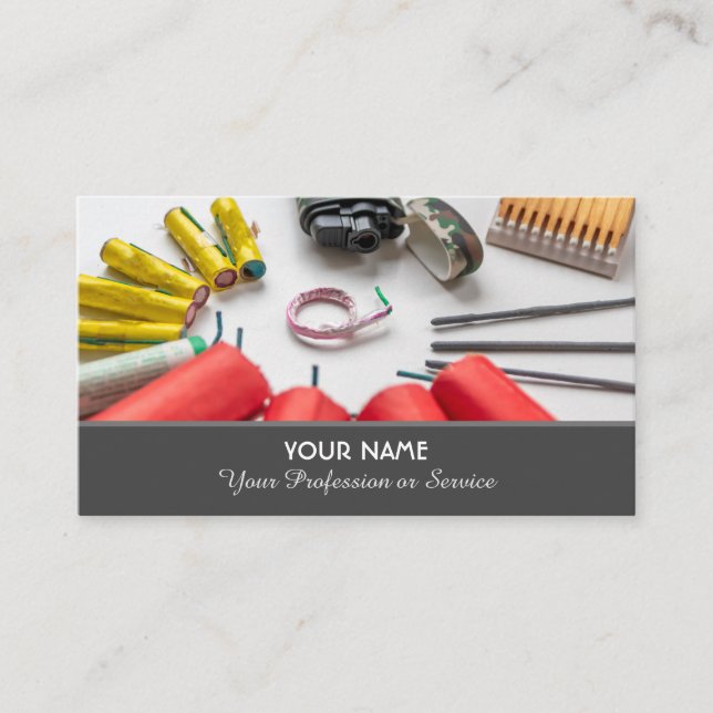 Elegant business card for sparkling services (Front)