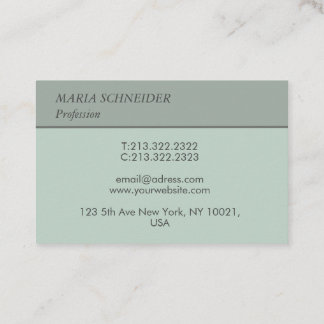 Elegant Business Card for Women