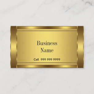 Elegant Business Card Gold