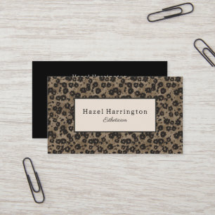Elegant Business Card Modern Floral 