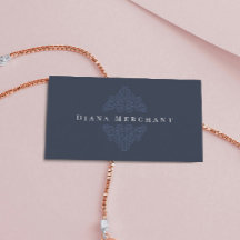Elegant Business Card Template for Jewelers | DP7