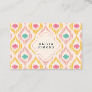 Elegant Business Card with abstract pattern