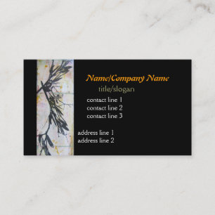 elegant business cards artistic nature design