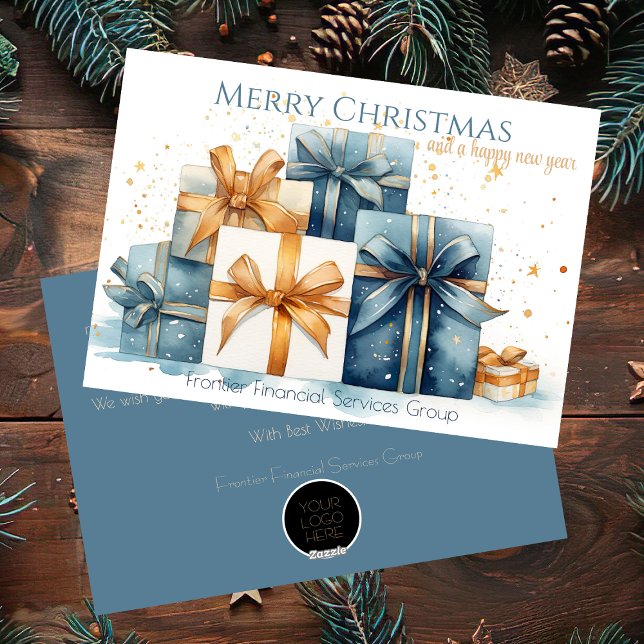 Elegant Business Corporate Christmas Holiday Card (Creator Uploaded)