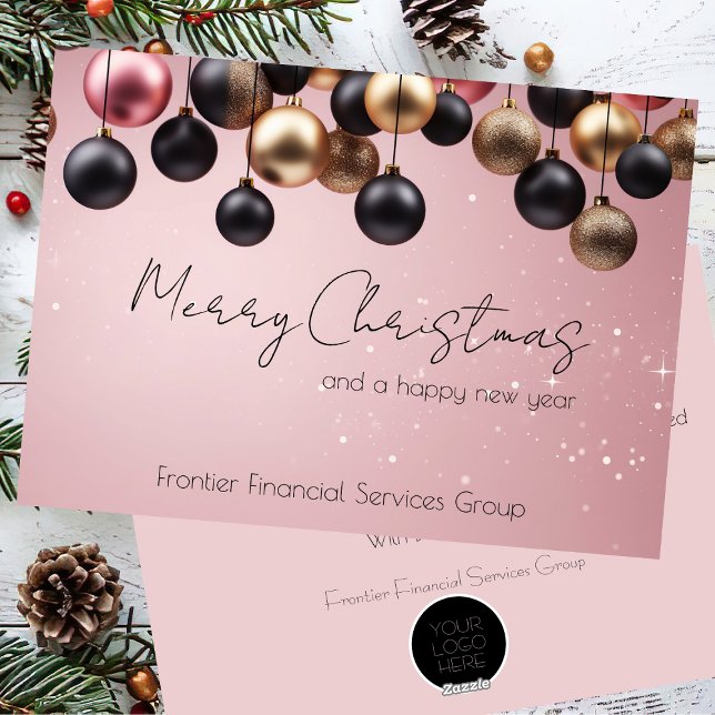 Elegant Business Corporate Christmas Holiday Card (Creator Uploaded)