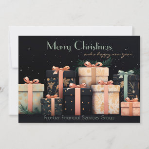 Elegant Business Corporate Christmas Holiday Card