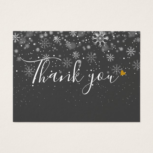 Elegant Business Gift Certificate Script Thank You (Front)