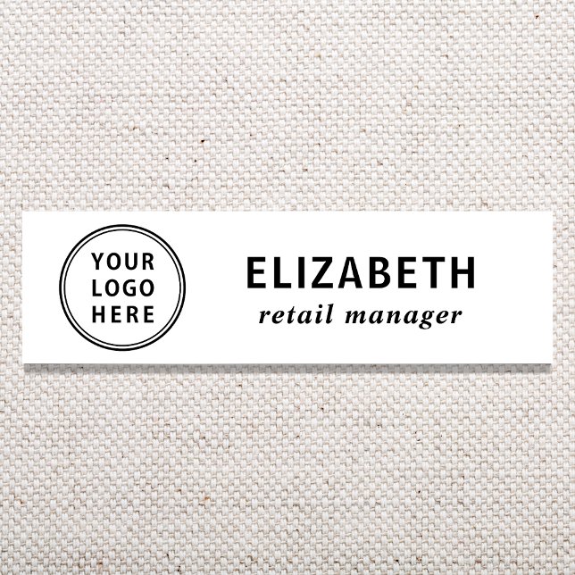 Elegant Business Logo Name Tag (Creator Uploaded)