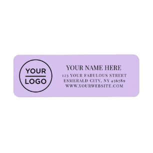 Elegant Business Logo Return Address Label