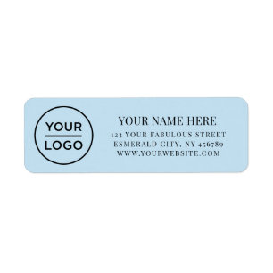 Elegant Business Logo Return Address Label