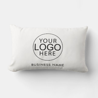 Elegant Business Logo Simple Modern Custom Lumbar Cushion