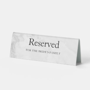 Elegant Business Professional Table Tent Sign