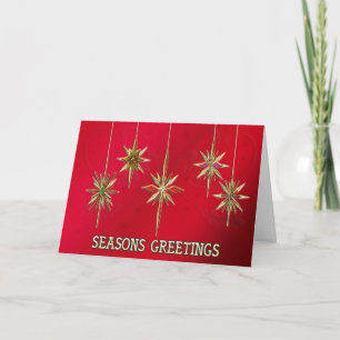 Elegant  Business Seasons greetings card