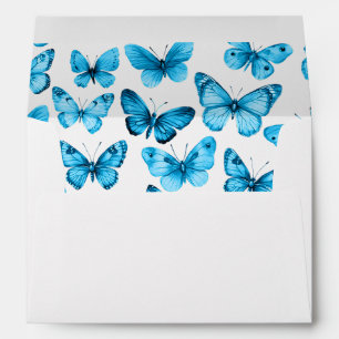 Elegant Butterflies Baby Bridal Shower CUSTOM Envelope