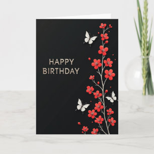 Elegant Butterfly Birthday Card