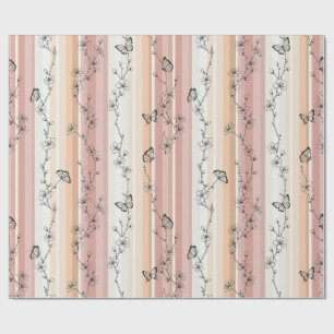 Elegant Butterfly Blossom (12) Wrapping Paper