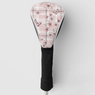 Elegant Butterfly Blossom (2) Golf Head Cover