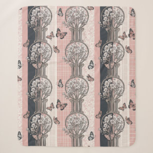 Elegant Butterfly Blossom (5) Sherpa Blanket