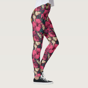 Elegant Butterfly Camo Accent Wear Clothes Leggings