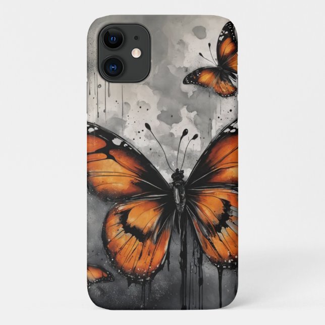 Elegant Butterfly Case-Mate iPhone Case (Back)