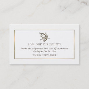 Elegant Butterfly, Discount Voucher