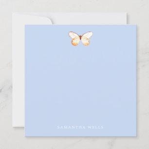 Elegant Butterfly Personalised Thank You 