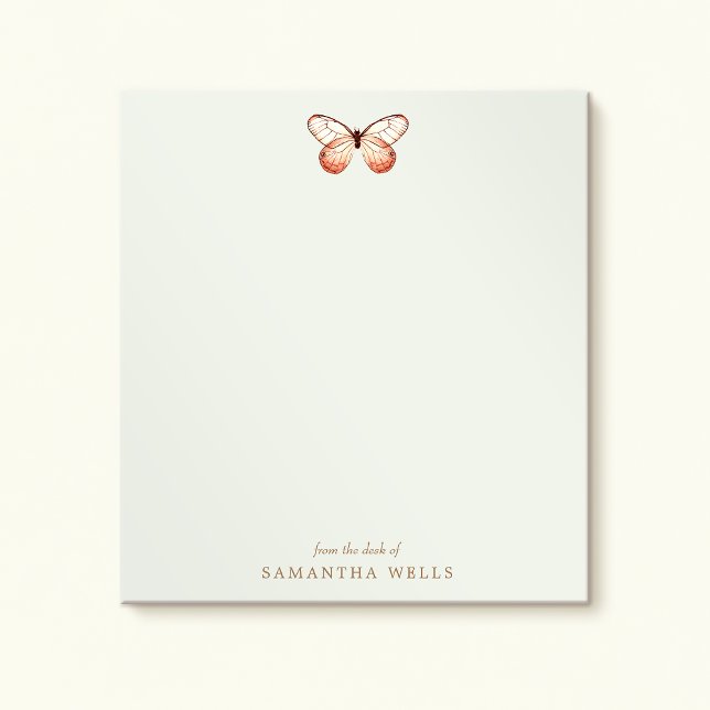 Elegant Butterfly Personalized  Notepad (Creator Uploaded)