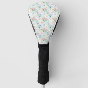 Elegant Butterfly Seamless Print Golf Head Cover