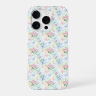 Elegant Butterfly Seamless Print iPhone 16 Pro Case